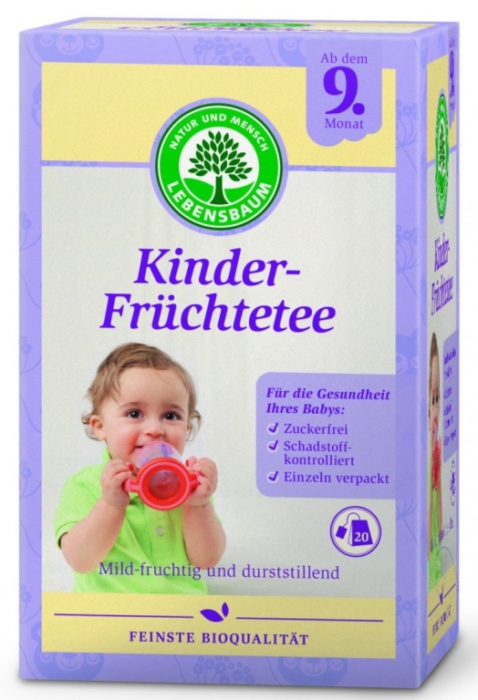 Ceai fructe bebe +9luni eco 20dz - LEBENSBAUM