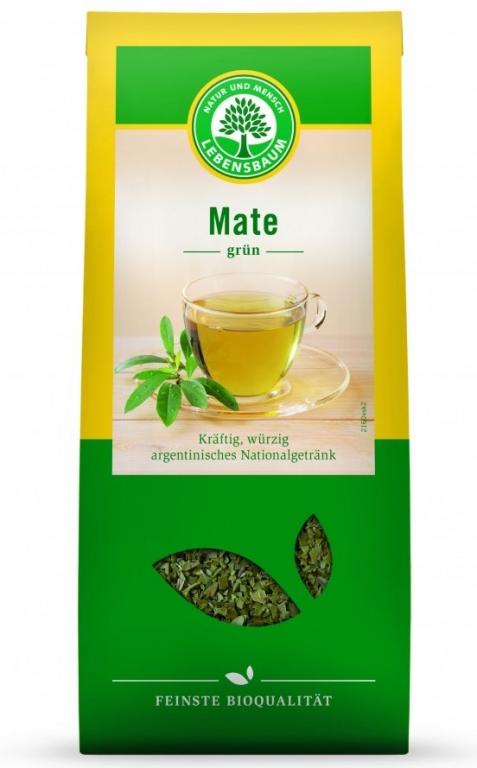 Ceai mate verde eco 100g - LEBENSBAUM