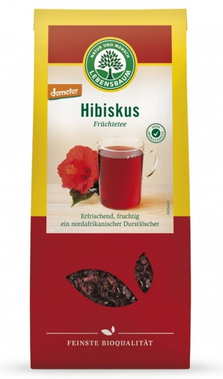 Ceai hibiscus Demeter eco 50g - LEBENSBAUM