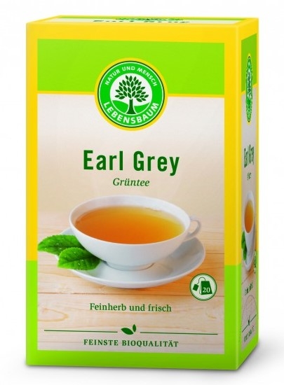 Ceai verde earl grey eco 20dz - LEBENSBAUM