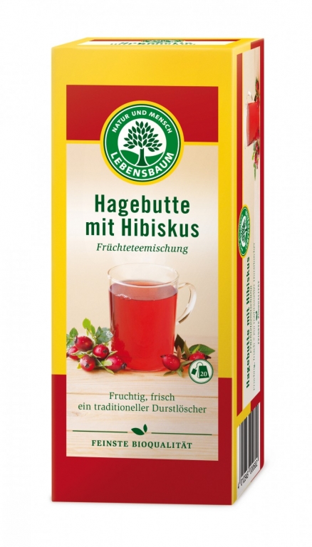 Ceai macese hibiscus eco 20dz - LEBENSBAUM