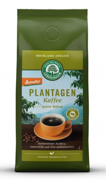 Cafea boabe arabica Plantation eco 250g - LEBENSBAUM