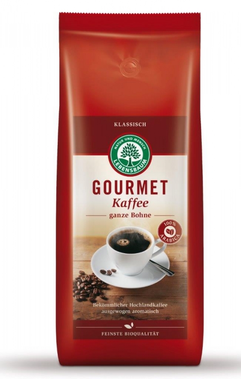 Cafea boabe arabica Gourmet Clasic eco 1kg - LEBENSBAUM