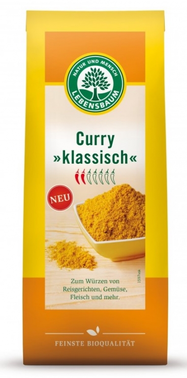 Condimente curry classic pulbere eco 50g - LEBENSBAUM