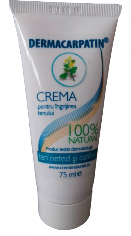 Crema ingrijire ten neted catifelat 75ml - DERMACARPATIN