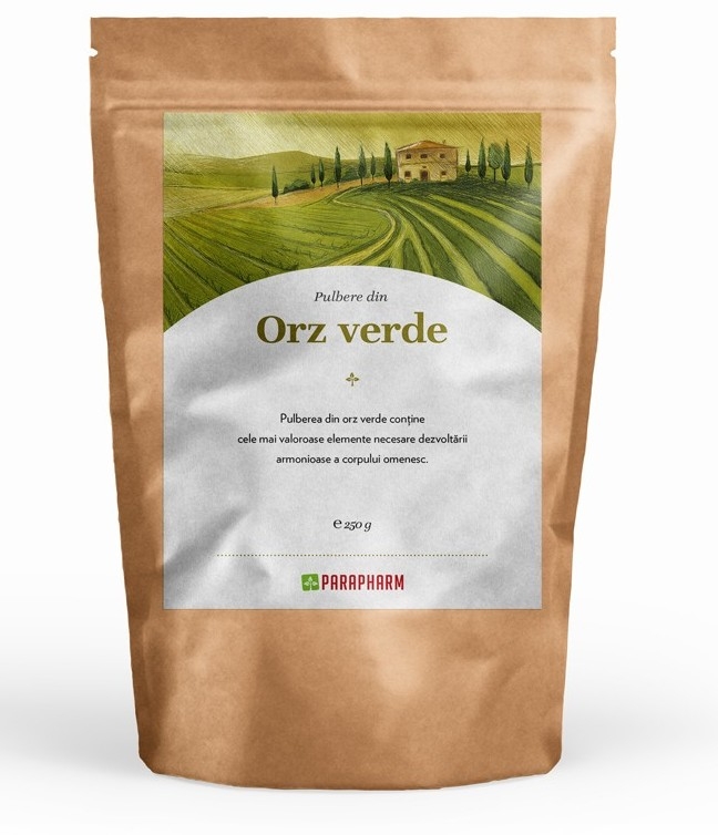 Pulbere orz verde 250g - PARAPHARM