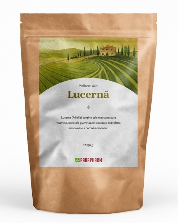 Pulbere lucerna verde 250g - PARAPHARM