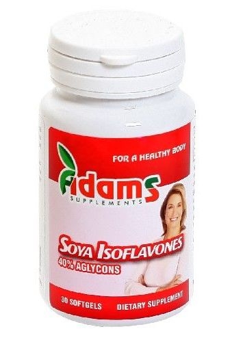 Isoflavone soia 100mg 30cps - ADAMS