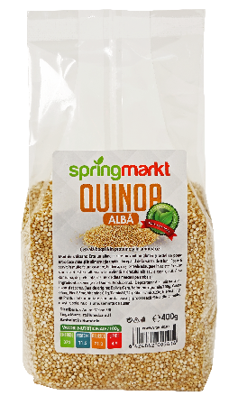 Quinoa alba boabe 400g - SPRINGMARKT