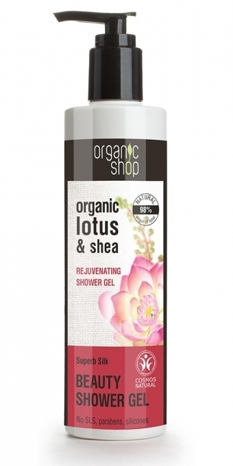 Gel dus rejuvenant lotus unt shea 280ml - ORGANIC SHOP