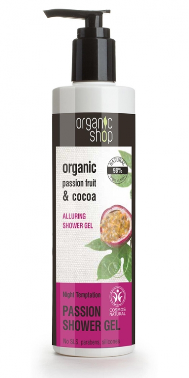 Gel dus delicat unt cacao passiflora 280ml - ORGANIC SHOP