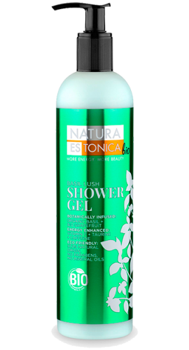 Gel dus tonifiant Basil Lush 400ml - NATURA ESTONICA