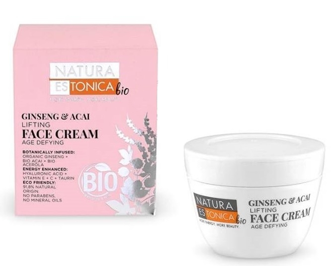 Crema lifting ten matur/uscat Ginseng&Acai 50ml - NATURA ESTONICA