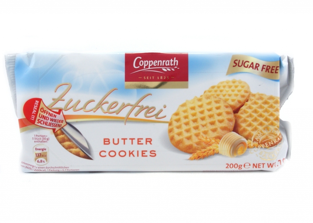 Biscuiti unt fara zahar 200g - COPPENRATH