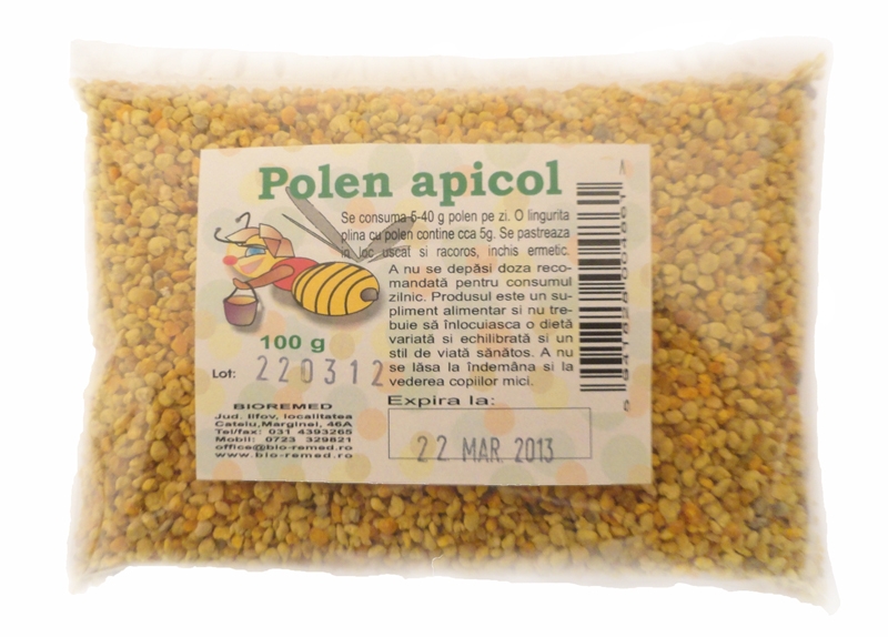 Polen uscat granule 100g - BIOREMED