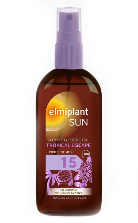 Ulei protectie solara spf15 Tropical Escape 150ml - ELMIPLANT