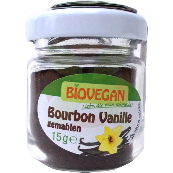 Condiment vanilie bourbon macinata eco 15g - BIOVEGAN