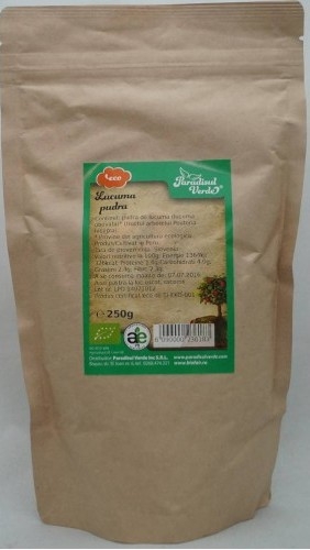 Pulbere lucuma PV eco 250g - PARADISUL VERDE