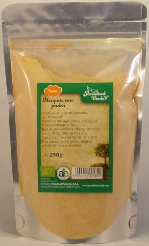 Pulbere mesquite raw PR ET eco 250g - PARADISUL VERDE