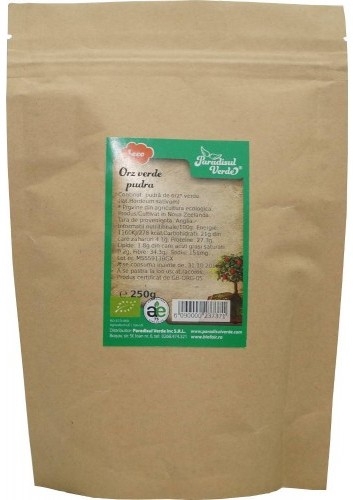 Pulbere orz verde Noua Zeelanda eco 250g - PARADISUL VERDE