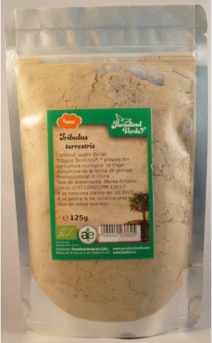 Pulbere tribulus terrestris eco 125g - PARADISUL VERDE