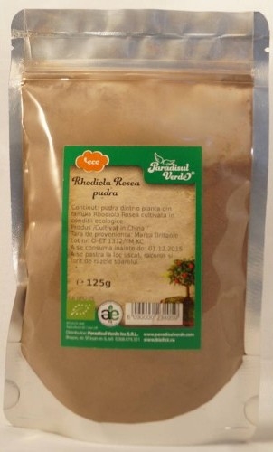 Pulbere rhodiola rosea ET eco 125g - PARADISUL VERDE