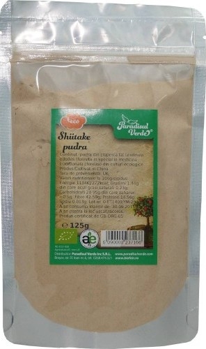 Pulbere shiitake ET eco 125g - PARADISUL VERDE