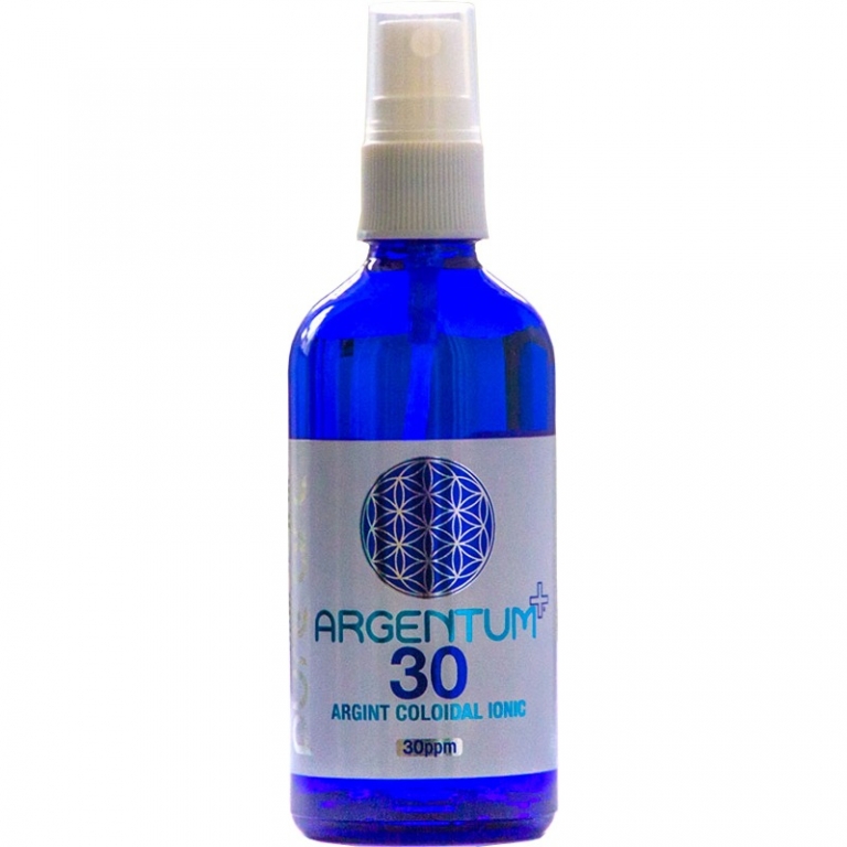 Argint coloidal 30ppm Argentum+ super concentrat pulverizator 120ml - PURE LIFE