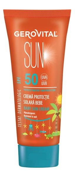 Crema protectie solara bebe spf50 100ml - GEROVITAL SUN