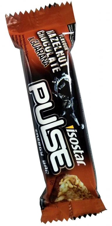 Baton energizant ciocolata alune guarana Pulse 23g - ISOSTAR