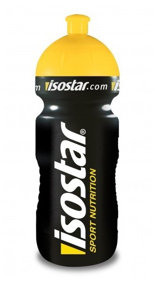 Bidon lichide negru fitness 650ml - ISOSTAR