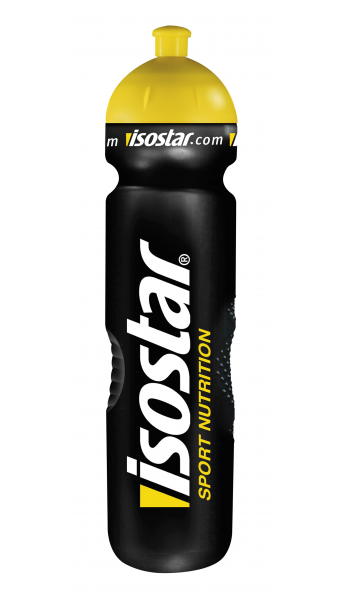 Bidon lichide negru fitness 1L - ISOSTAR