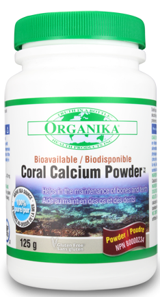 Calciu coral pulbere instant 125g - ORGANIKA HEALTH