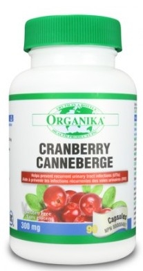 Cranberry [merisor] 300mg 90cps - ORGANIKA HEALTH