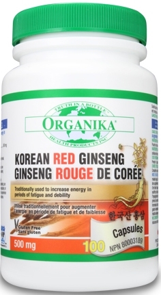 Ginseng rosu coreean 100cps - ORGANIKA HEALTH