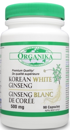 Ginseng Alb Coreean 90cps - ORGANIKA HEALTH