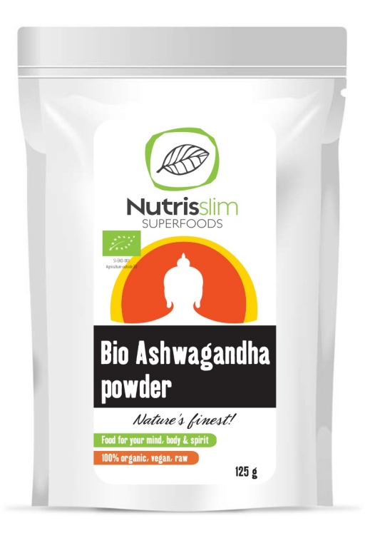 Pulbere ashwagandha eco 125g - NUTRISSLIM