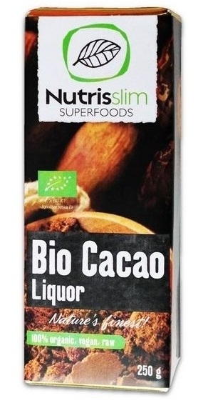 Masa cacao liquor Criollo raw bio 250g - NUTRISSLIM