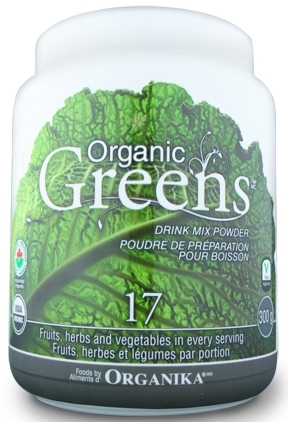 Pulbere mix17 Greens organic 300g - ORGANIKA HEALTH