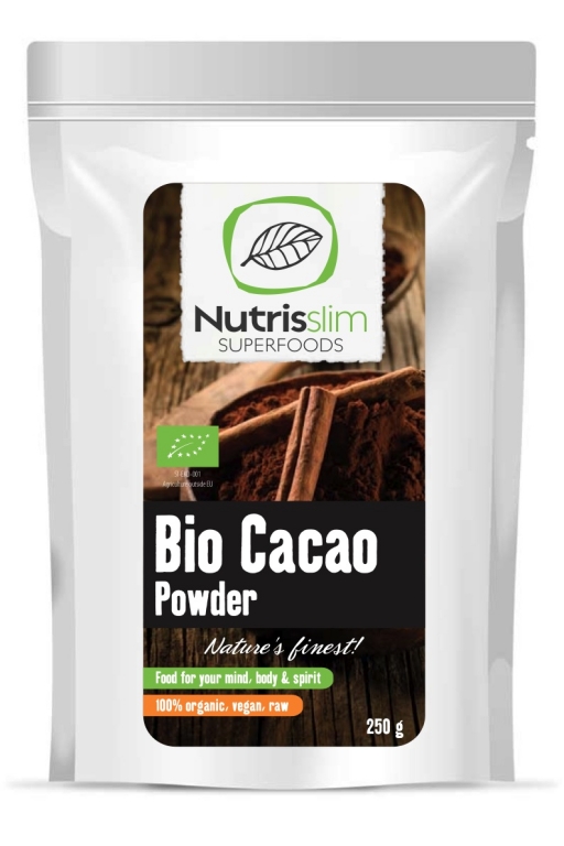 Cacao pulbere eco 250g - NUTRISSLIM