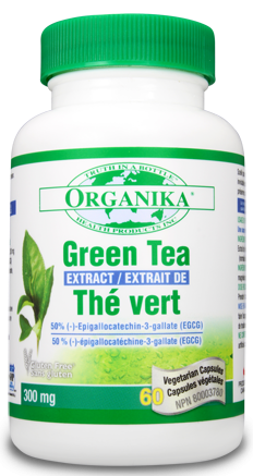 Ceai verde extract 300mg 60cps - ORGANIKA HEALTH