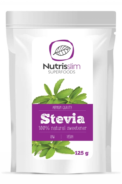 Stevia frunze indulcitor pulbere eco 125g - NUTRISSLIM