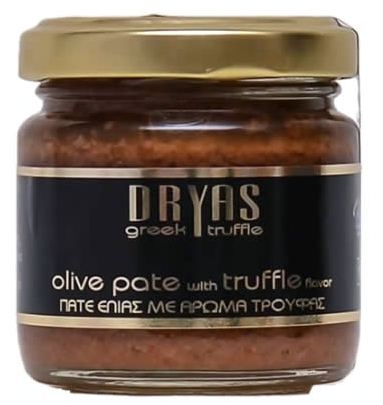 Pate vegetal masline trufe negre 80g - DRYAS GREEK TRUFFLE