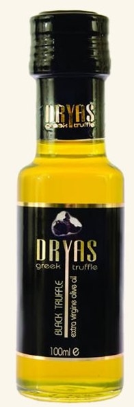 Ulei masline extravirgin aroma trufe negre 100ml - DRYAS GREEK TRUFFLE