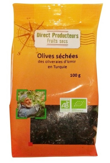 Masline negre uscate la soare eco 100g - BIOTHEMIS