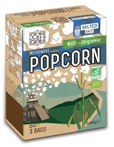 Porumb boabe pt popcorn microunde eco 270g - NATAIS