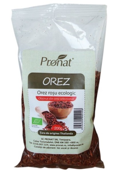 Orez rosu bio 200g - PRONAT