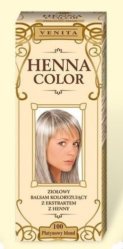 Balsam colorant henna nr100 blond platinat 75ml - VENITA