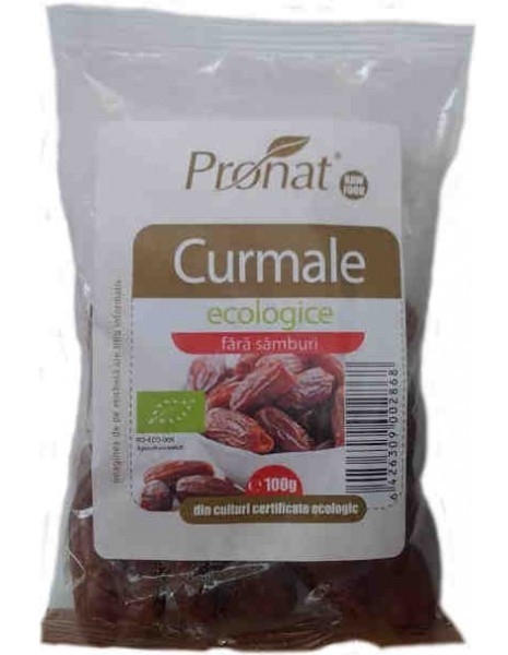 Curmale uscate fara samburi eco 100g - PRONAT