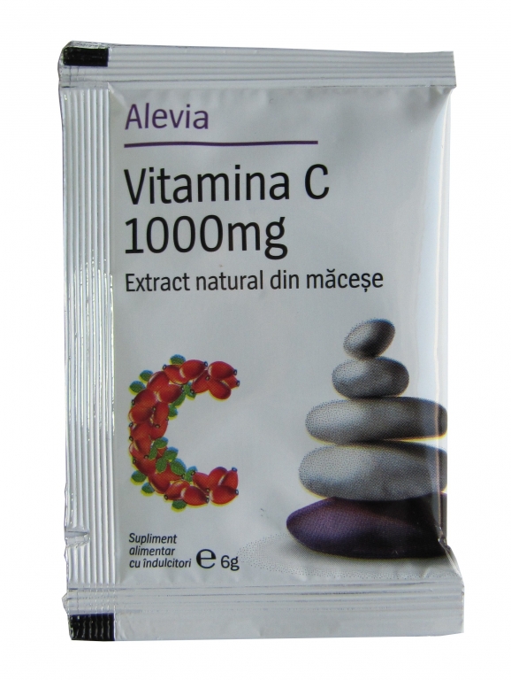 Vitamina C 1000mg [extract macese] solubila 1pl - ALEVIA